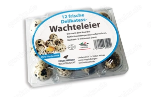 Delikatess Wachteleier frisch vom Hof
