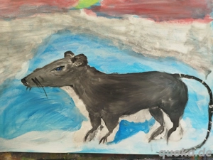 selbst gemalte Gemälde 