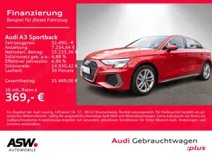 Audi A3 S line 40TFSI quatt Stroni LED PANO