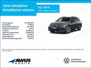 Volkswagen Golf VIII Variant 1.5eTSI DSG Goal AHK