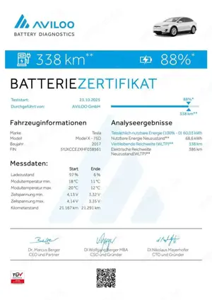 Tesla Model X 75D  FREE SUPERCHARGER SC01 TRANSFERABLE! Bild 2
