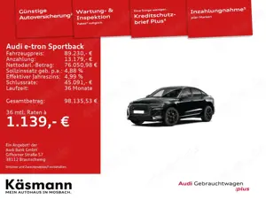 Audi e-tron S line 55 qu AHK MATRIX TOUR