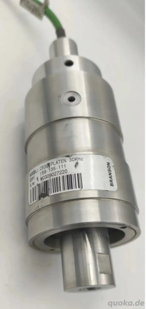 Ultraschall Konverter Branson 30 kHz   Modell CP3 PLATEN   800 W