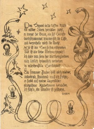 "DIE BRÜCKE", Weihn. 1949, Hauszeitschrift Schloss Rottenberg Bild 3