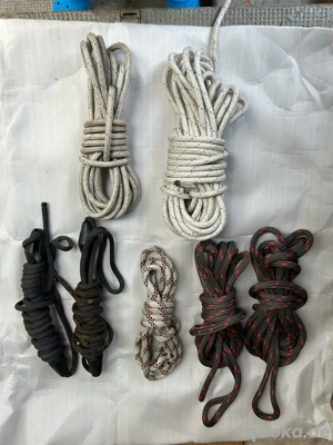 Verschiedene Festmacherleinen