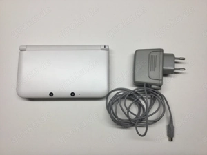 Nintendo 3DS XL Handheld Spielkonsole Weiß mit Netzteil Funktioniert 