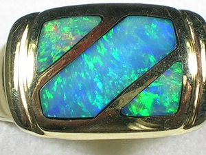 NEU: Ring Größe 18 - 56,5 585 Gold mit Opal Bild 9
