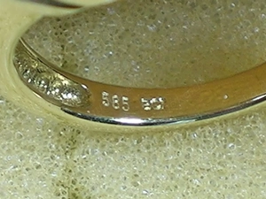 NEU: Ring Größe 18 - 56,5 585 Gold mit Opal Bild 8