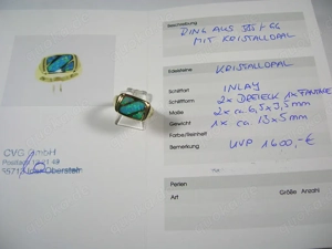 NEU: Ring Größe 18 - 56,5 585 Gold mit Opal Bild 10