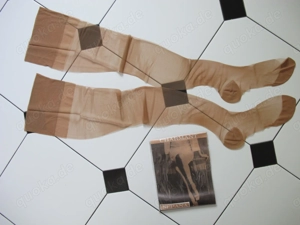 Strapssstrümpfe Gr 10  Vintage Nylon Straps strümpfe 