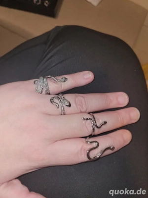 hübsche Schlangen Ringe 