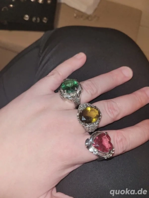 Pompöse Edelstahl Ringe