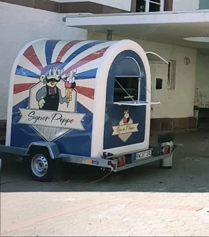 Verkaufsanhänger mit etabliertem Kundenstamm