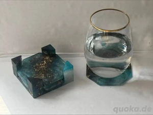 Handgemachtes Untersetzer-Set (5-teilig)   stilvoll & einzigartig!