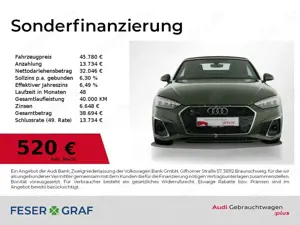 Audi A5 Cabriolet 40 TDI S line+S-Sitze/Matrix/Leder/AHK/E
