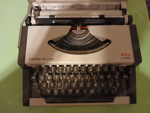 Schreibmaschine AEG Olympia - Traveller de Luxe