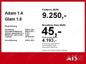 Opel Adam 1.4 Glam Pano*PDC*Tempomat Bild 5