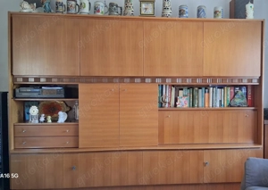 Wohnzimmerschrank aus den 60ern; Massivholz 