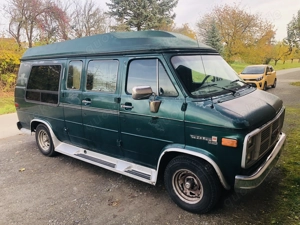 Chevrolet G20 VanGMC Vandura Hightop, 5,7 V8 Oldtimer LPG Tausch Bild 2