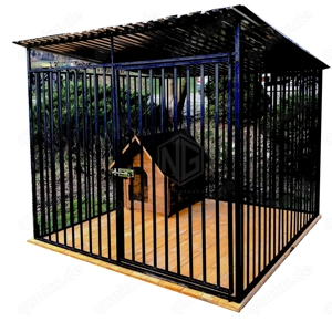 Hundezwinger 2x2m   Holzboden Transport + Aufbau gratis GP374