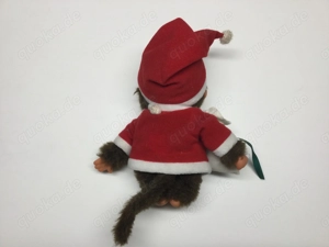 Monchhichi Vintage Plüsch Figur Weihnachten Santa Clause Bild 2