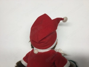 Monchhichi Vintage Plüsch Figur Weihnachten Santa Clause Bild 3