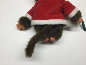 Monchhichi Vintage Plüsch Figur Weihnachten Santa Clause Bild 7