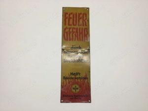 Feuersozietät Berlin Blechschild Antik Sammler