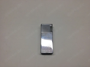 Gasfeuerzeug Vintage Versilbert