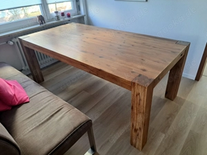 Esszimmertisch massiv 200 x 100 cm - Holztisch - Tisch - gut erhalten
