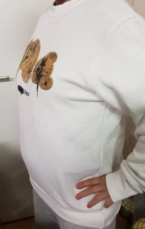 Palm Angels mit Bear Sweatshirt Gr. M neu Farbe : weiss
