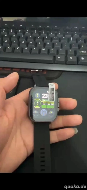 Apple Watch Style Smartwatch mit Kopfhörern Uhr