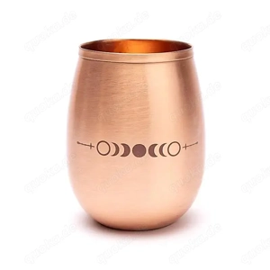 Kupferbecher Mondphasen