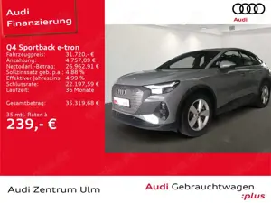Audi Q4 e-tron Q4 Sportback 40 e-tron 19 ACC AHK LED NAV+ KEYL.
