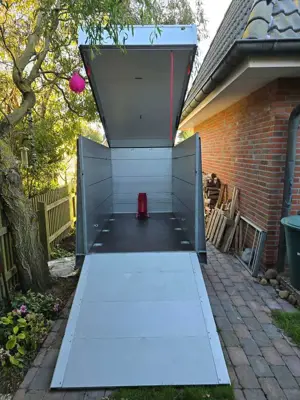 Trailer-Anhänger Others Anssems GTB VT3, Alu Koffer, Rampe, Motorradwippe