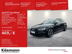 Audi A3 sport 1.5TFSI 2x S line NAV VIRT