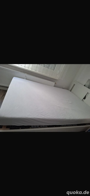 ikea Bett 140x200 mit matratze und lattenrost