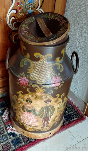 Milchkanne handbemalt 