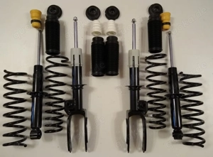 Fahrwerk Serienfahrwerk Standardfahrwerk VW Touareg 1 7L Federn Stoßdämpfer Domlager Staubschutz neu