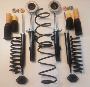 Fahrwerk Serienfahrwerk BMW E81 E82 E87 E88 1er Stoßdämpfer Federn Domlager Staubschutz neu