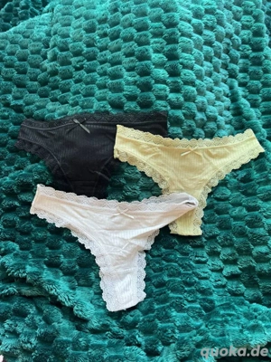 strings Tanga Slips Höschen Damen Frauen getragen M 