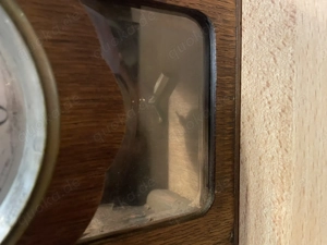Tisch - Kaminuhr  mit geschliffener Glasscheibe , Bild 8