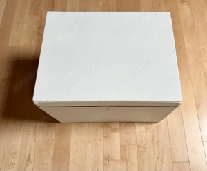 Rustic Vintage Painted Wooden Keepsake Box