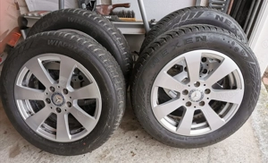 Original Mercedes Alufelgen 6Jx16 mit Winterreifen