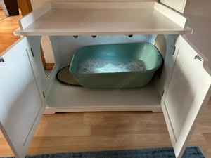 Katzenschrank für Katzentoilette im Landhausstil  Bild 3