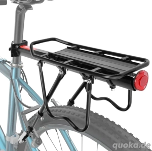Gepäckträger Mountainbike Universal Gepäckträger Fahrrad für 24-29 Zoll MTB Alu.