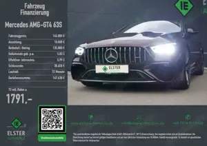 Mercedes-Benz AMG GT 4-trg. 63 S E Sondered,Keramik,Burme,360°