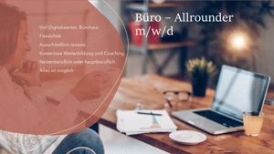 Büro - Allrounder (m w d) im Home   -   Office 
