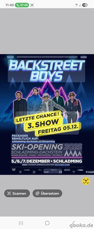 2 Tickets Backstreet Boys 