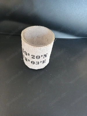 Teelichthalter Kerzenhalter Deko Glas Höhe ca. 12c